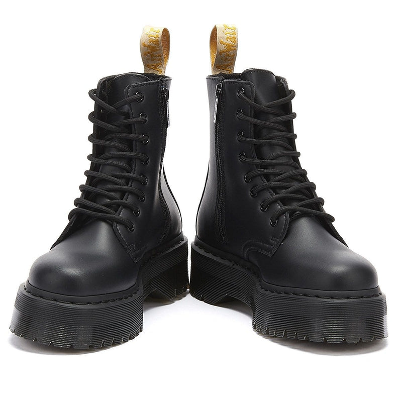 Dr. Martens Jadon II Vegan Womens Black Mono Boots