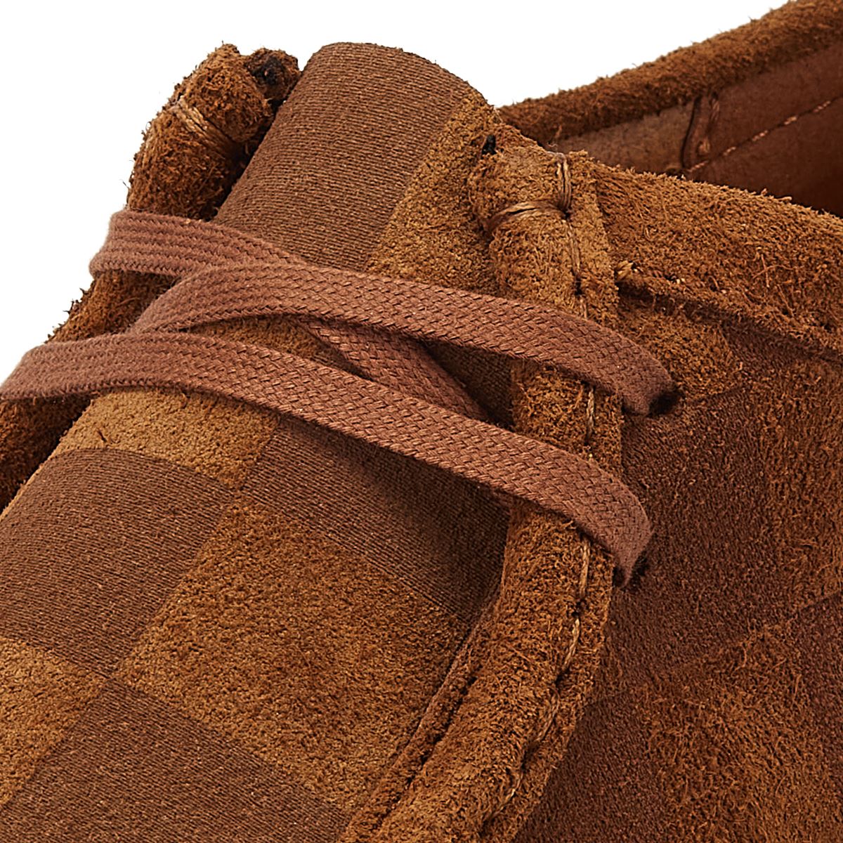 Clarks Originals Wallabee Check Men's Brown Lace-Up Shoes