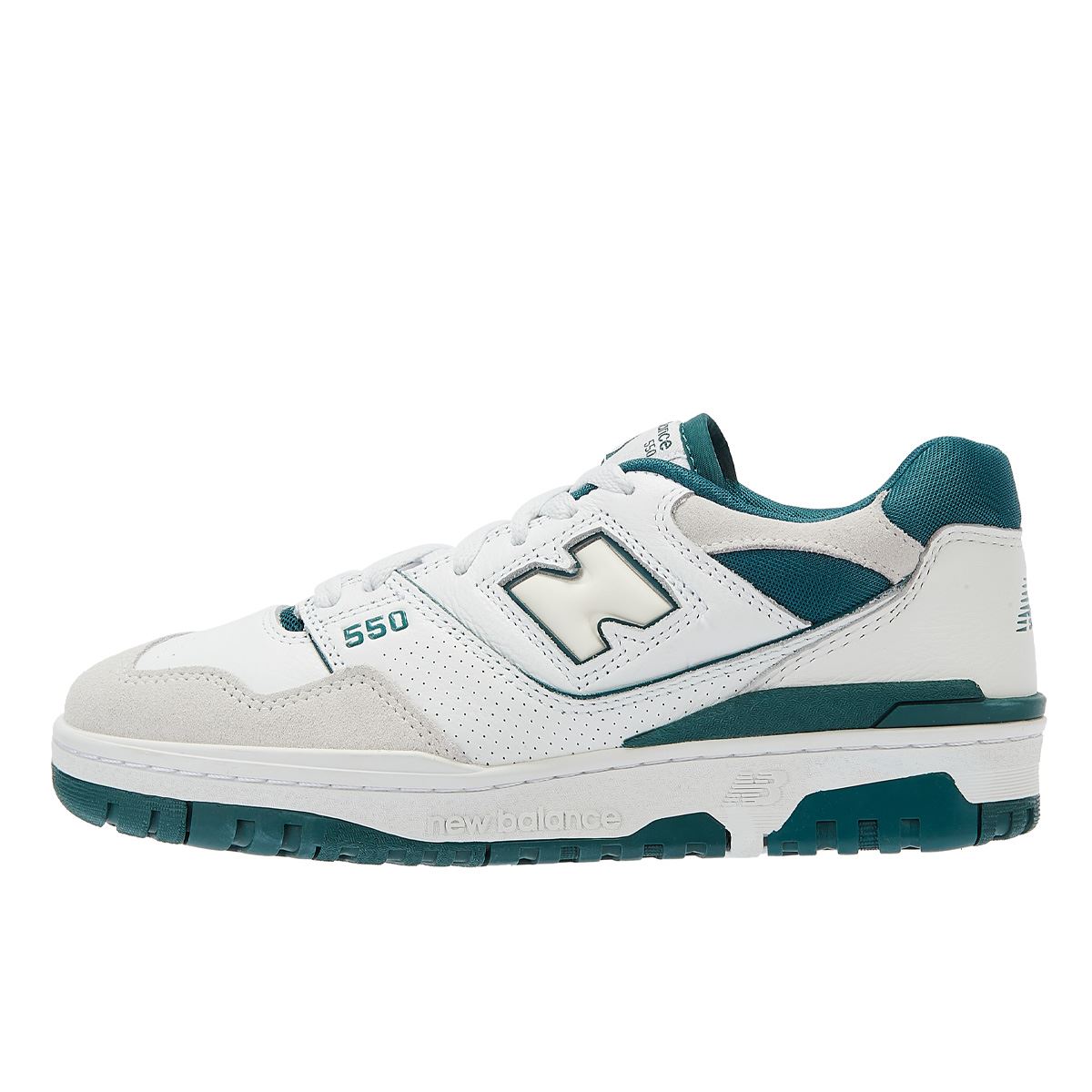 New Balance 550 White/Green Sneakers