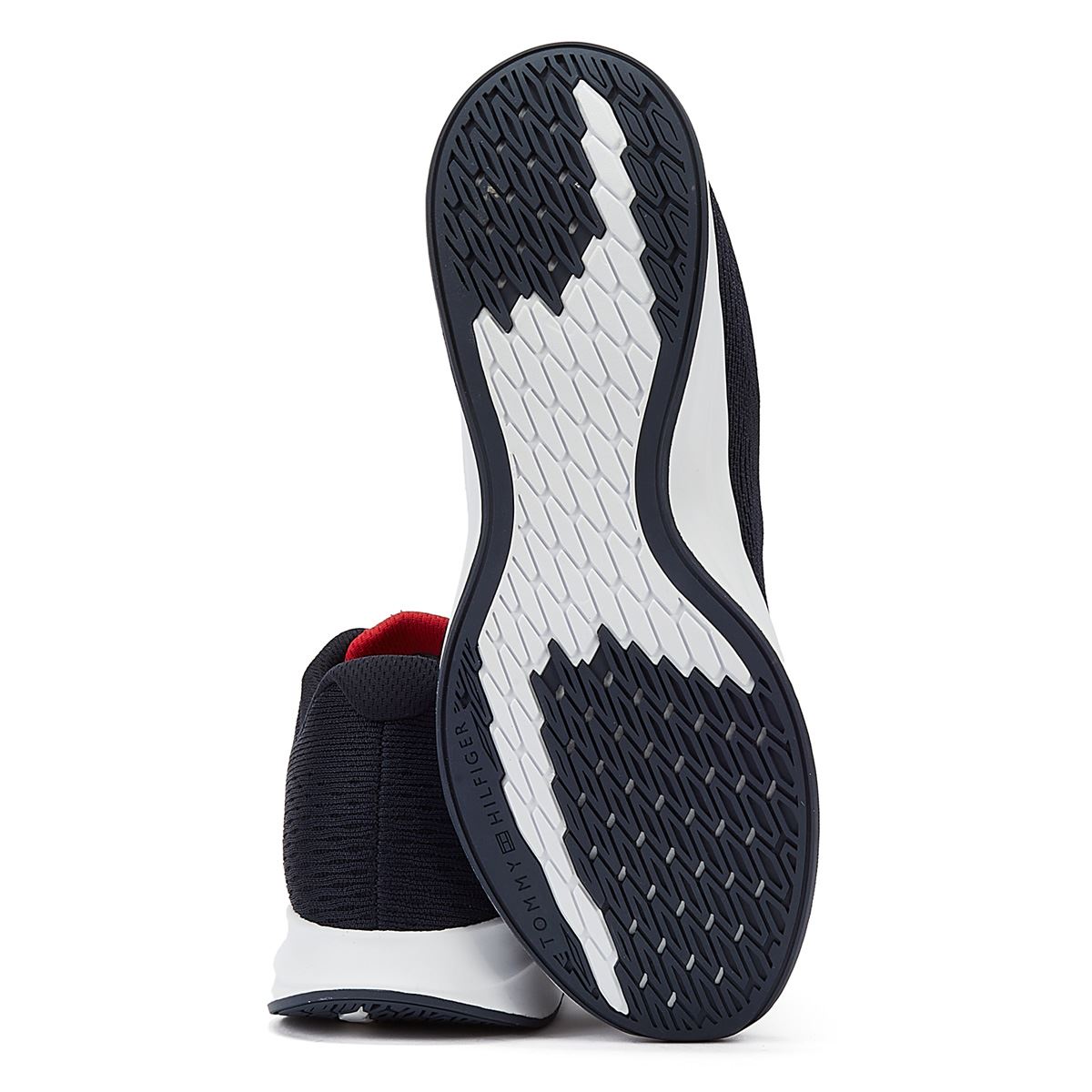 Tommy Hilfiger Light Runner Knit Flag Desert Sky Men's Black Sneakers