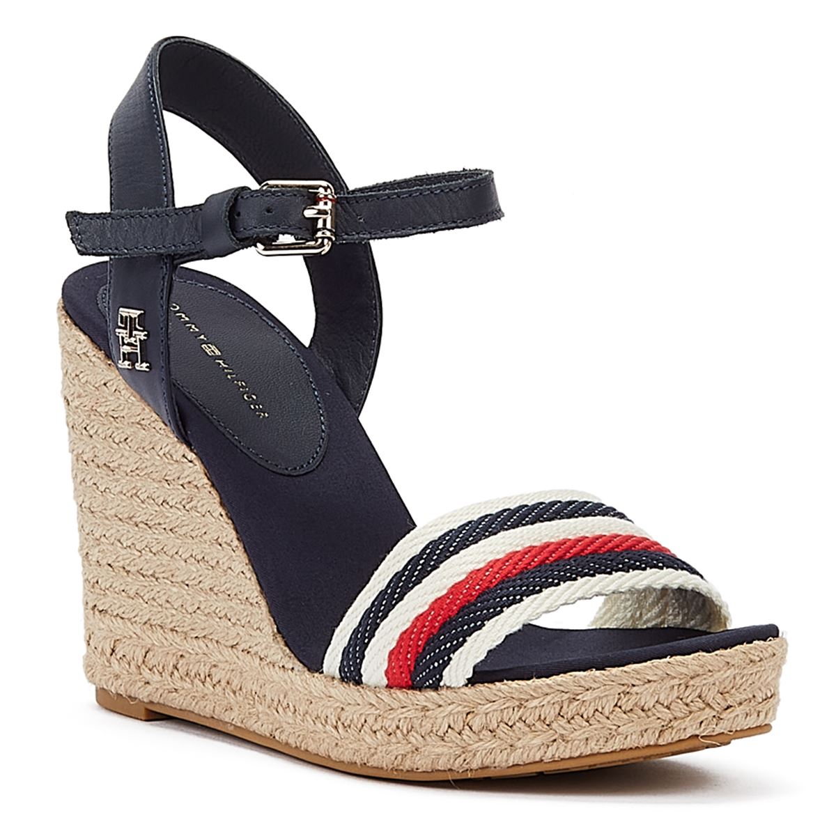 Tommy Hilfiger Corporate Wedge Women's Blue Sandal