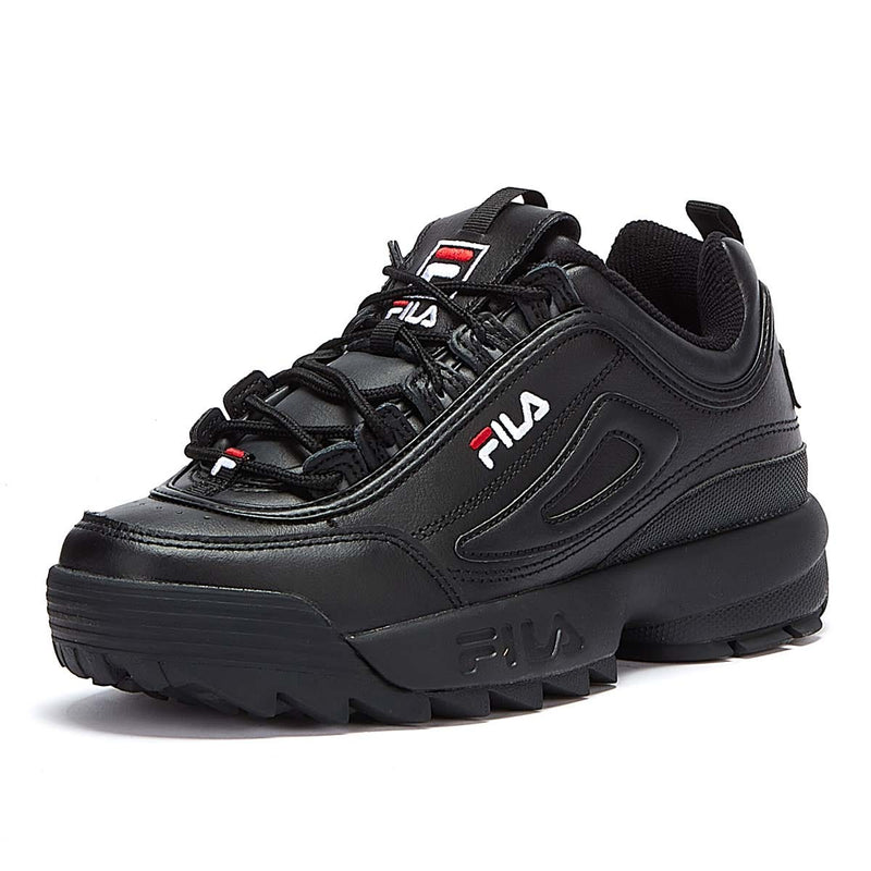 Fila Disruptor II Premium Black / White / Fila Red Sneakers