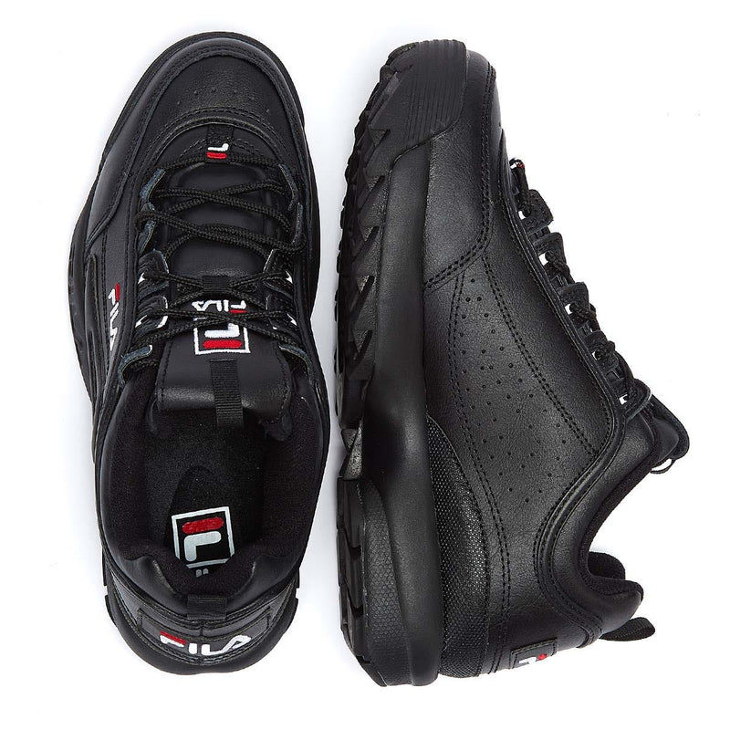 Fila Disruptor II Premium Black / White / Fila Red Sneakers