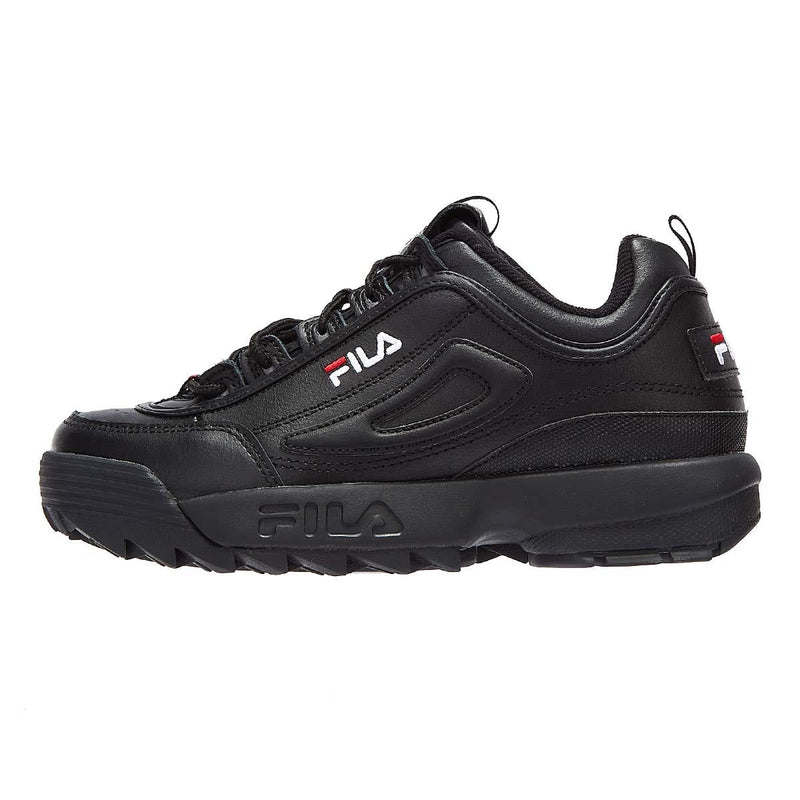 Fila Disruptor II Premium Black / White / Fila Red Sneakers