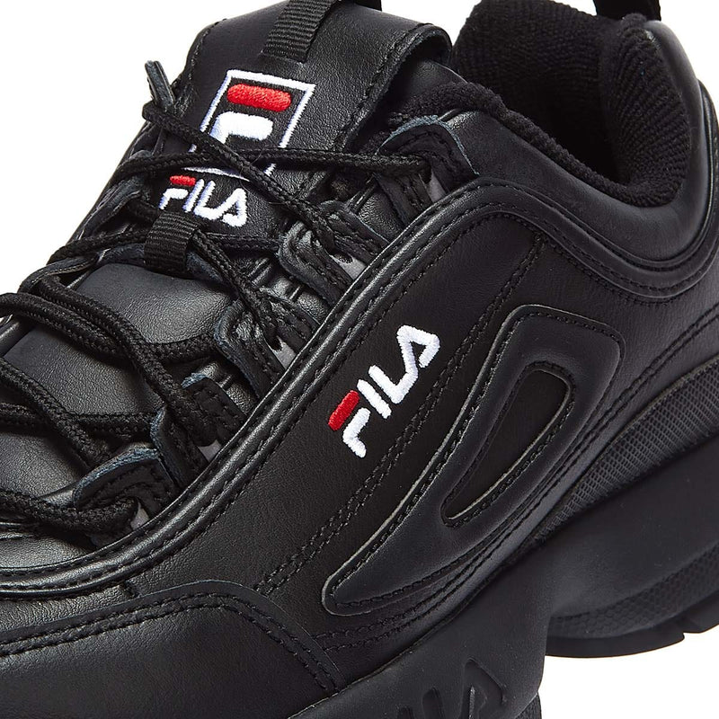 Fila Disruptor II Premium Black / White / Fila Red Sneakers