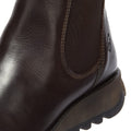 Fly London Womens Dark Brown Salv Leather Boots