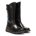 Fly London Womens Black Mes 2 Leather Boots