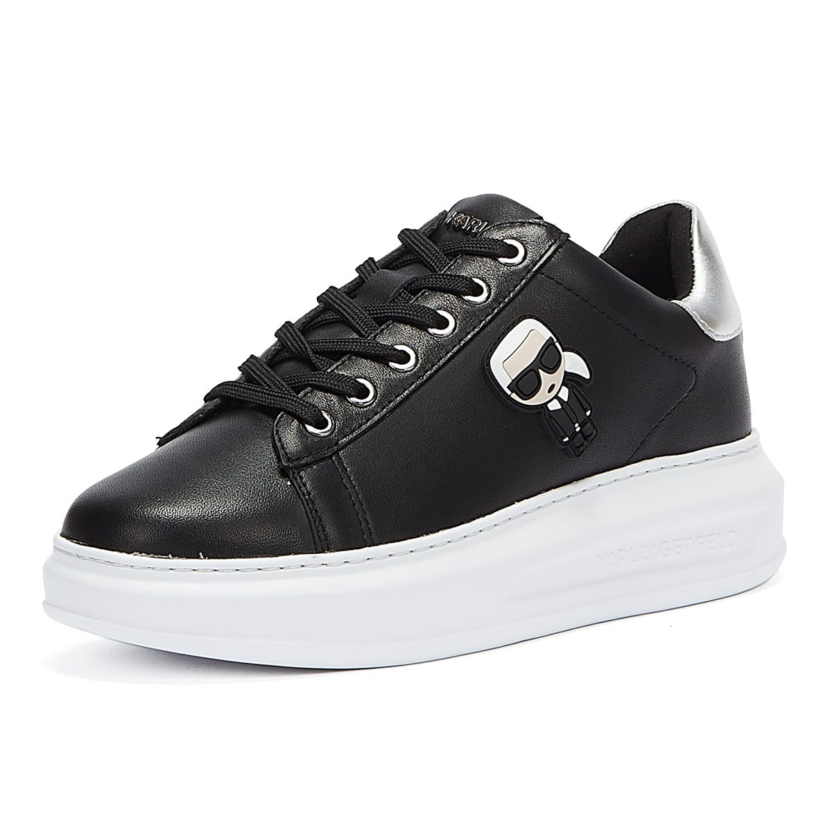 Karl Lagerfeld Kapri Karl Ikonic Womens Black Sneakers