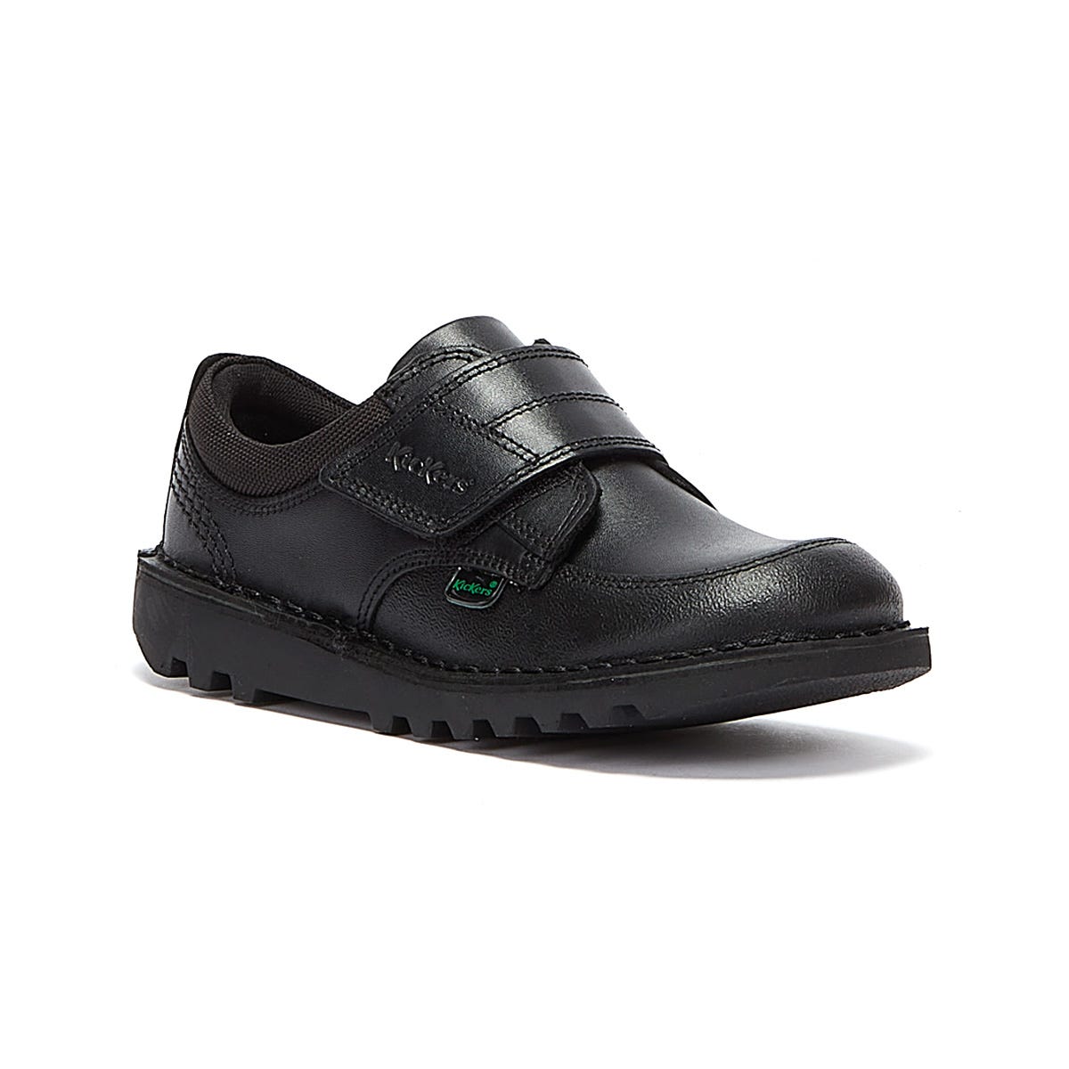 Kickers Kick Lo Scuff Junior Black Sneakers