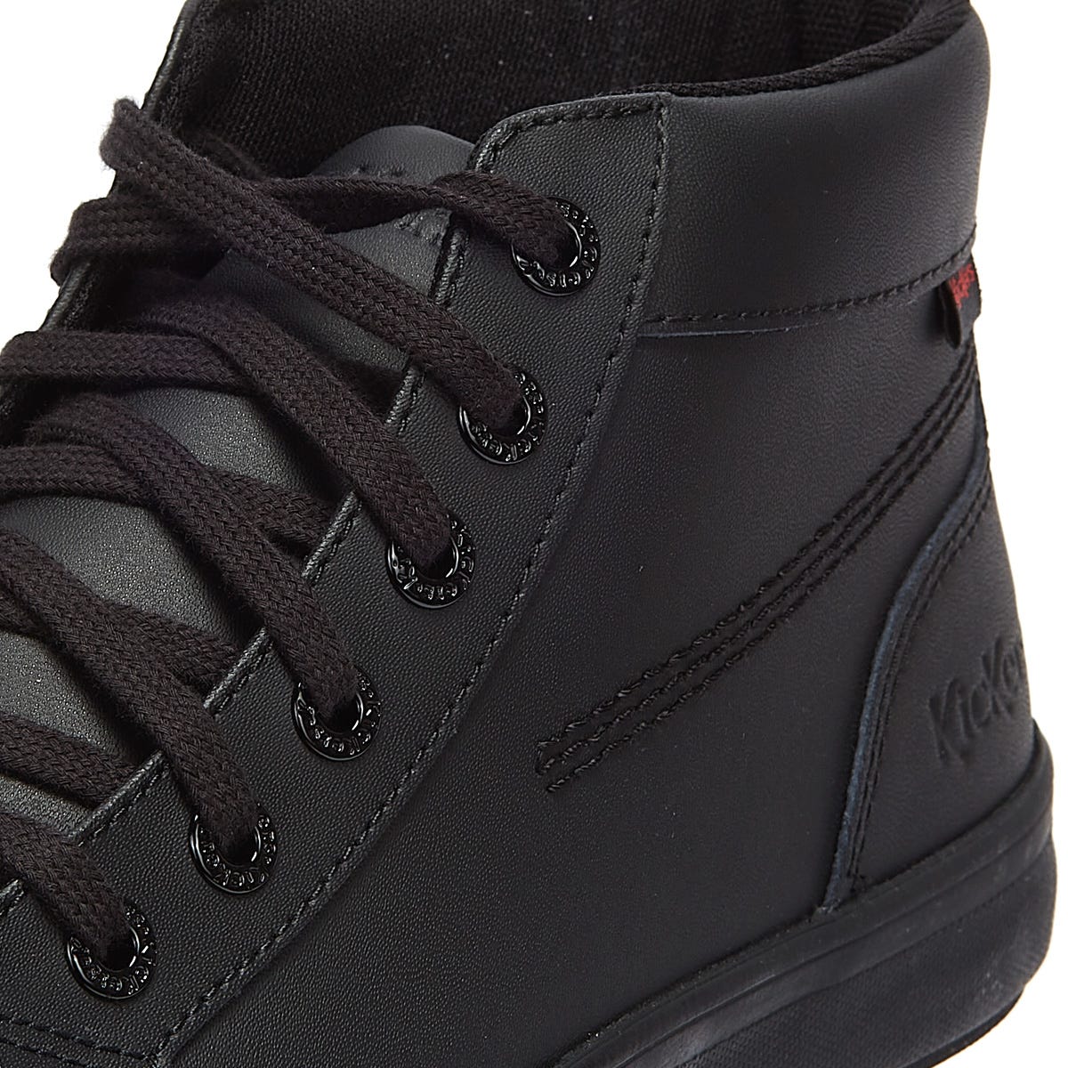 Kickers Tovni Hi Leather Mens Black Sneakers
