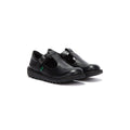 Kickers Kick T Infant Black Leather Shoes