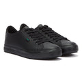 Kickers Black Leather Tovni Lacer Sneakers