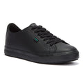 Kickers Black Leather Tovni Lacer Sneakers