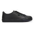 Kickers Black Leather Tovni Lacer Sneakers