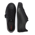 Kickers Black Leather Tovni Lacer Sneakers