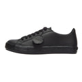 Kickers Black Leather Tovni Lacer Sneakers