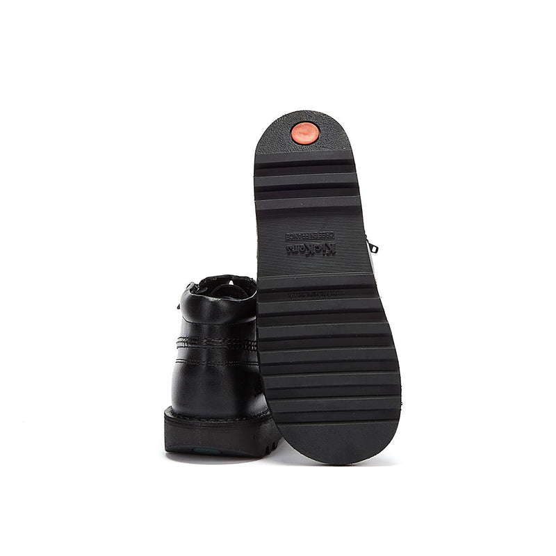 Kickers Kick Hi Zip Junior Black Boots