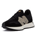 New Balance 327 Womens Animal Print Black Sneakers