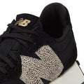 New Balance 327 Womens Animal Print Black Sneakers