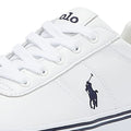 Ralph Lauren Hanford Mens Pure White Leather Trainers