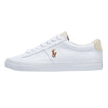 Ralph Lauren Sayer Canvas White Sneakers