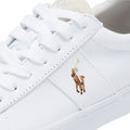 Ralph Lauren Sayer Canvas White Sneakers