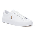 Ralph Lauren Longwood Leather White Sneakers