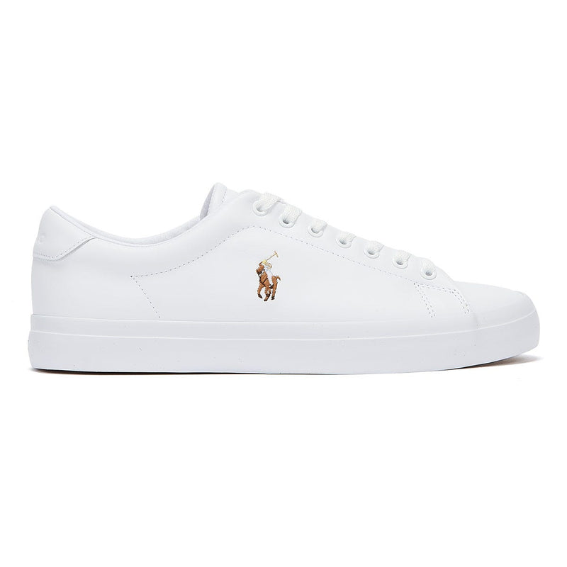 Ralph Lauren Longwood Leather White Trainers â Tower-London.US