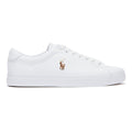 Ralph Lauren Longwood Leather White Sneakers