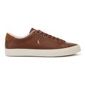 Ralph Lauren Longwood Leather Mens Tan Sneakers