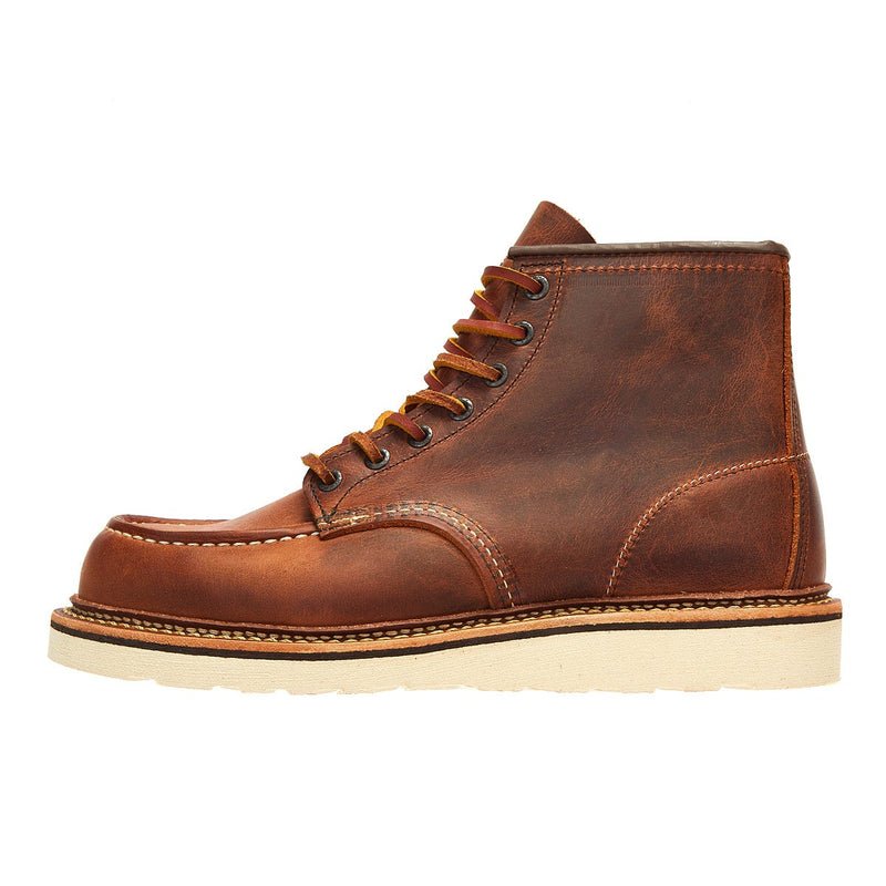 Red Wing Shoes Classic Moc Toe R&T Mens Copper Brown Boots – Tower ...