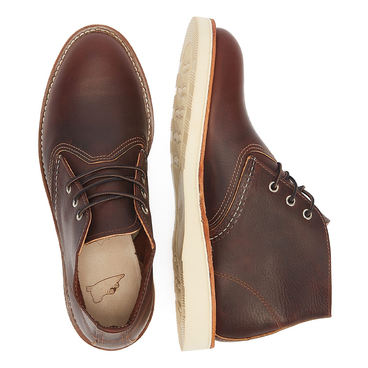 Red Wing Chukka Men Brown Boots