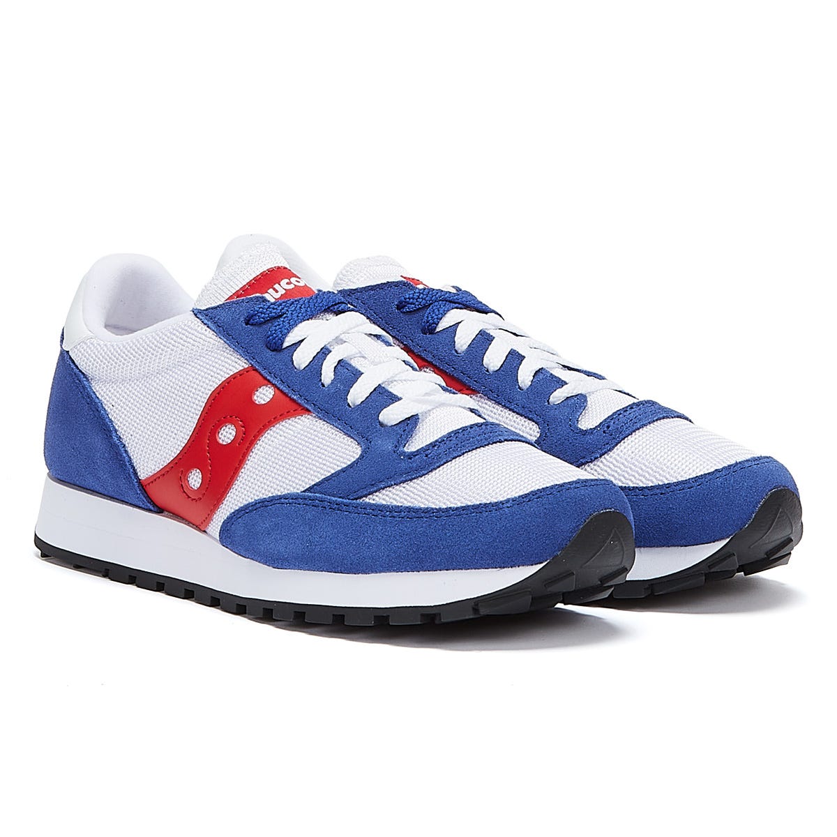 Saucony Jazz Vintage Mens White / Blue / Red Sneakers