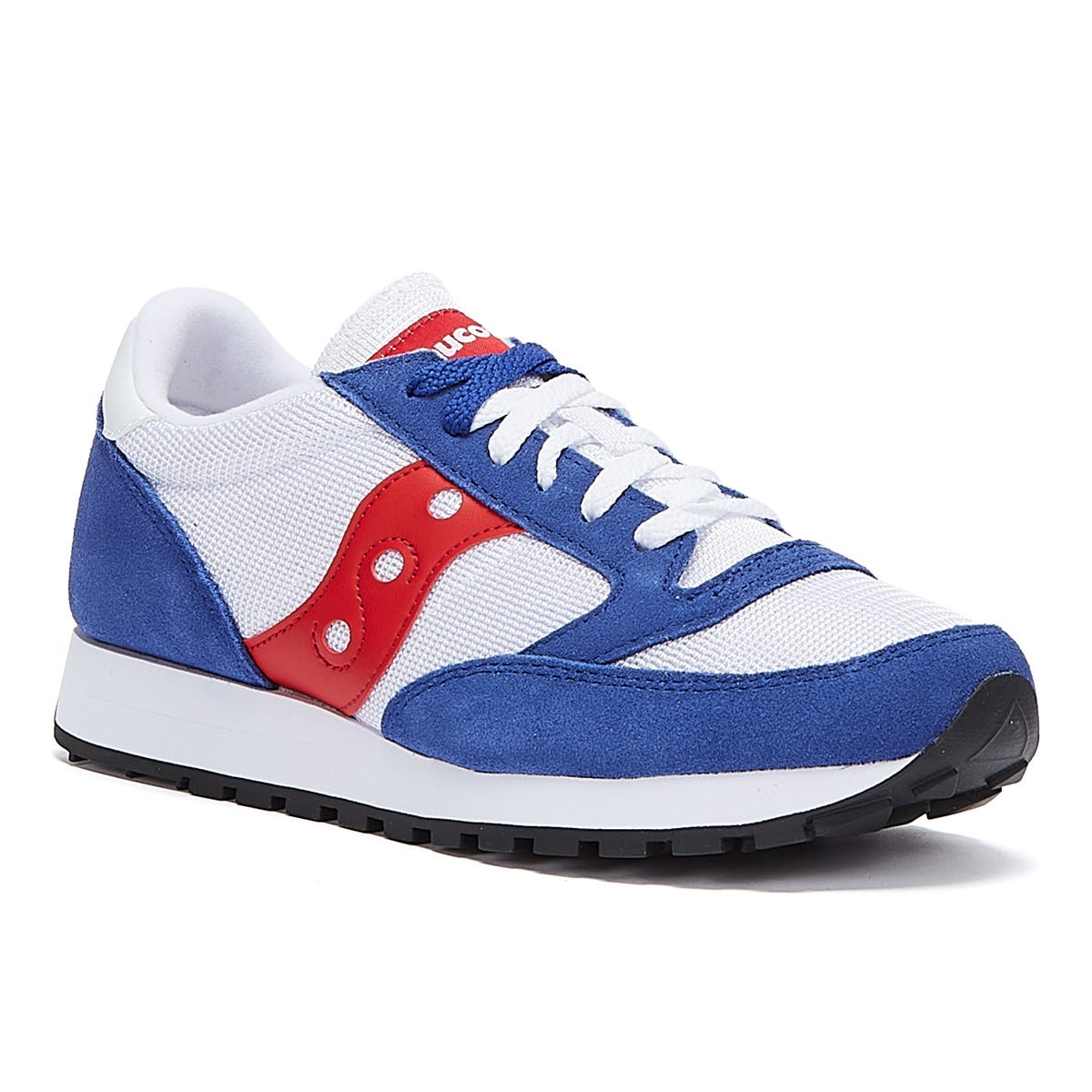 Saucony Jazz Vintage Mens White / Blue / Red Sneakers