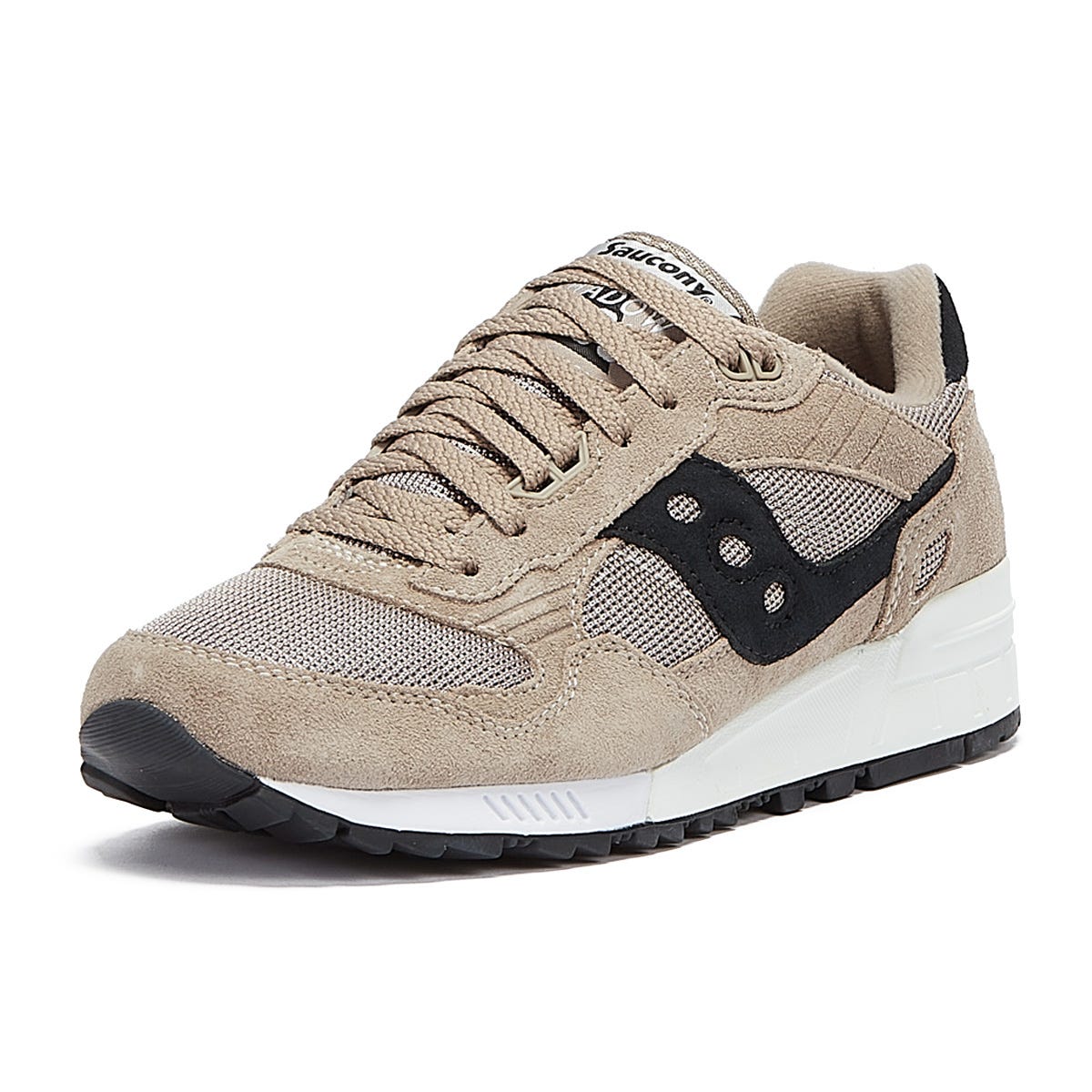 Saucony Shadow 5000 Vintag Mens Tan / White Sneakers