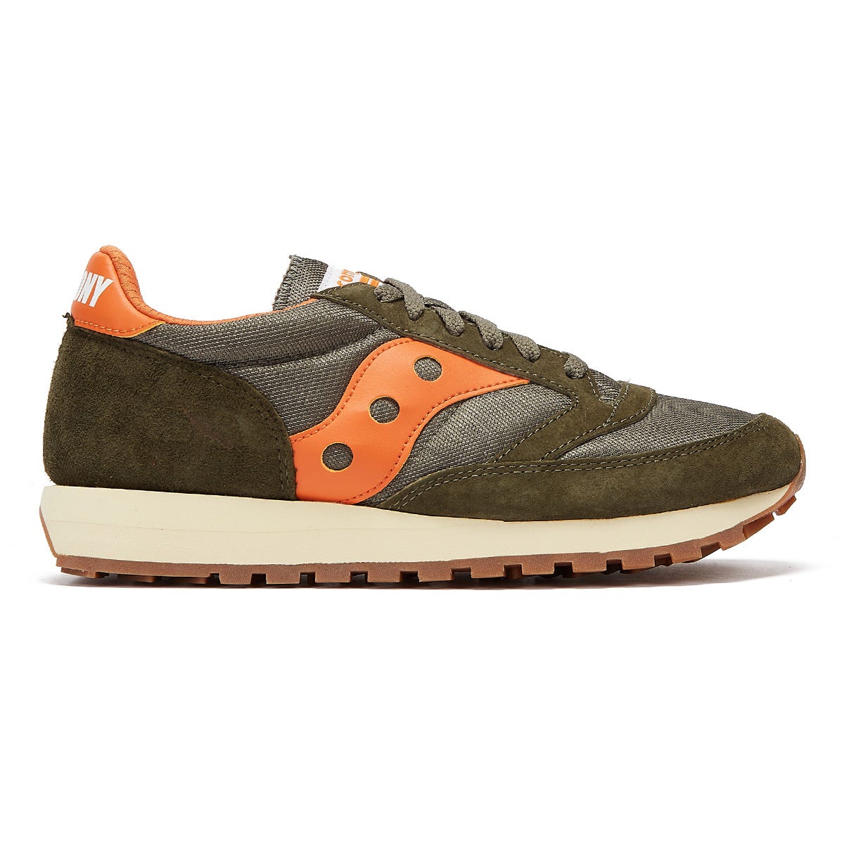 Saucony Jazz 81 Mens Green / Navy / Yellow Sneakers