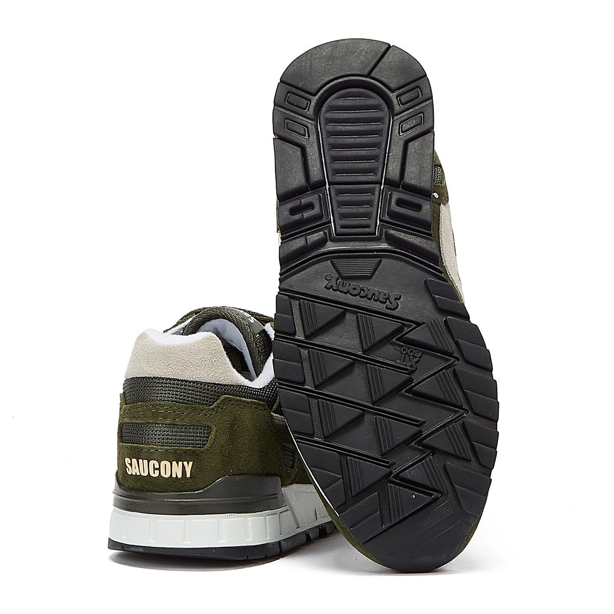 Saucony Shadow 5000 Mens Green / Silver Sneakers