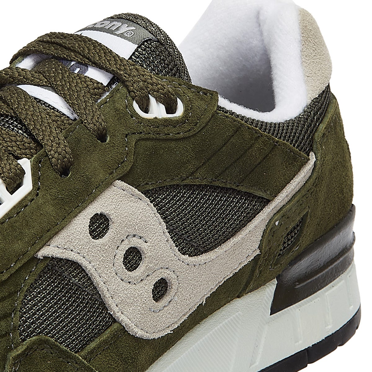 Saucony Shadow 5000 Mens Green / Silver Sneakers