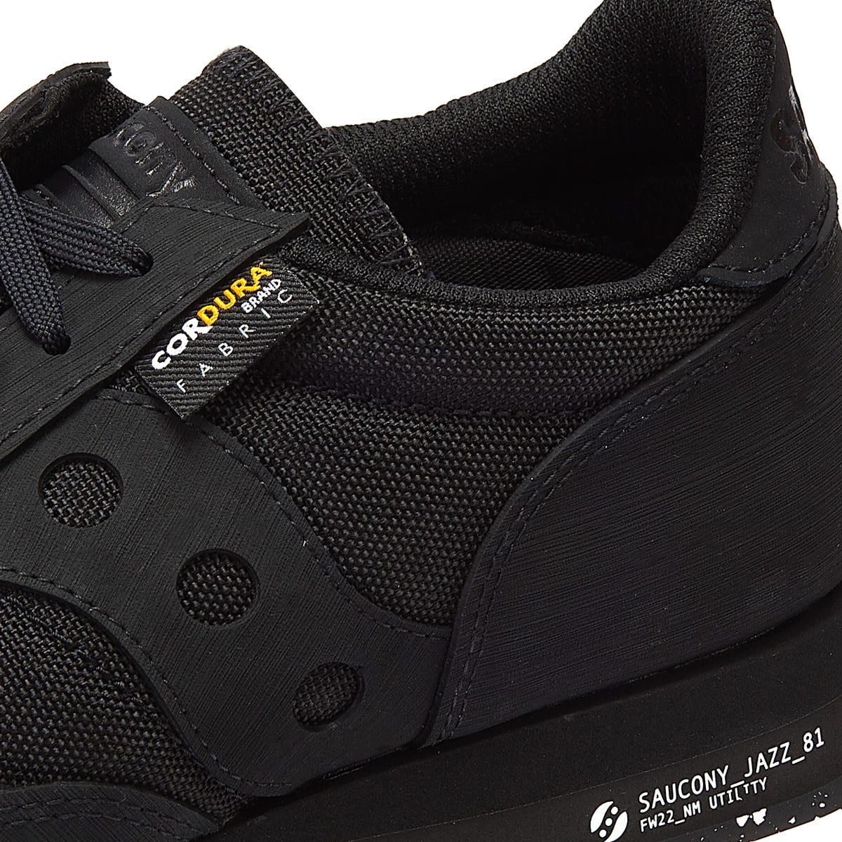 Saucony Jazz 81 Cordura Mens Black Sneakers