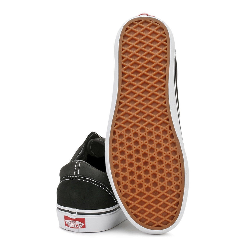 Vans Old Skool Womens Black / White Canvas Sneakers