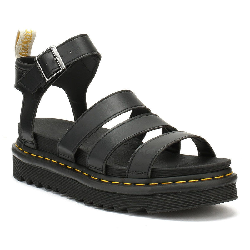 Women’s Black Vegan Blaire Sandals From Dr Martens TowerLondon.US
