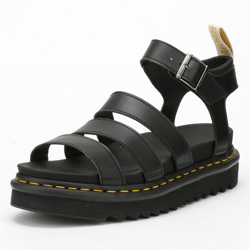 Women’s Black Vegan Blaire Sandals From Dr Martens TowerLondon.US