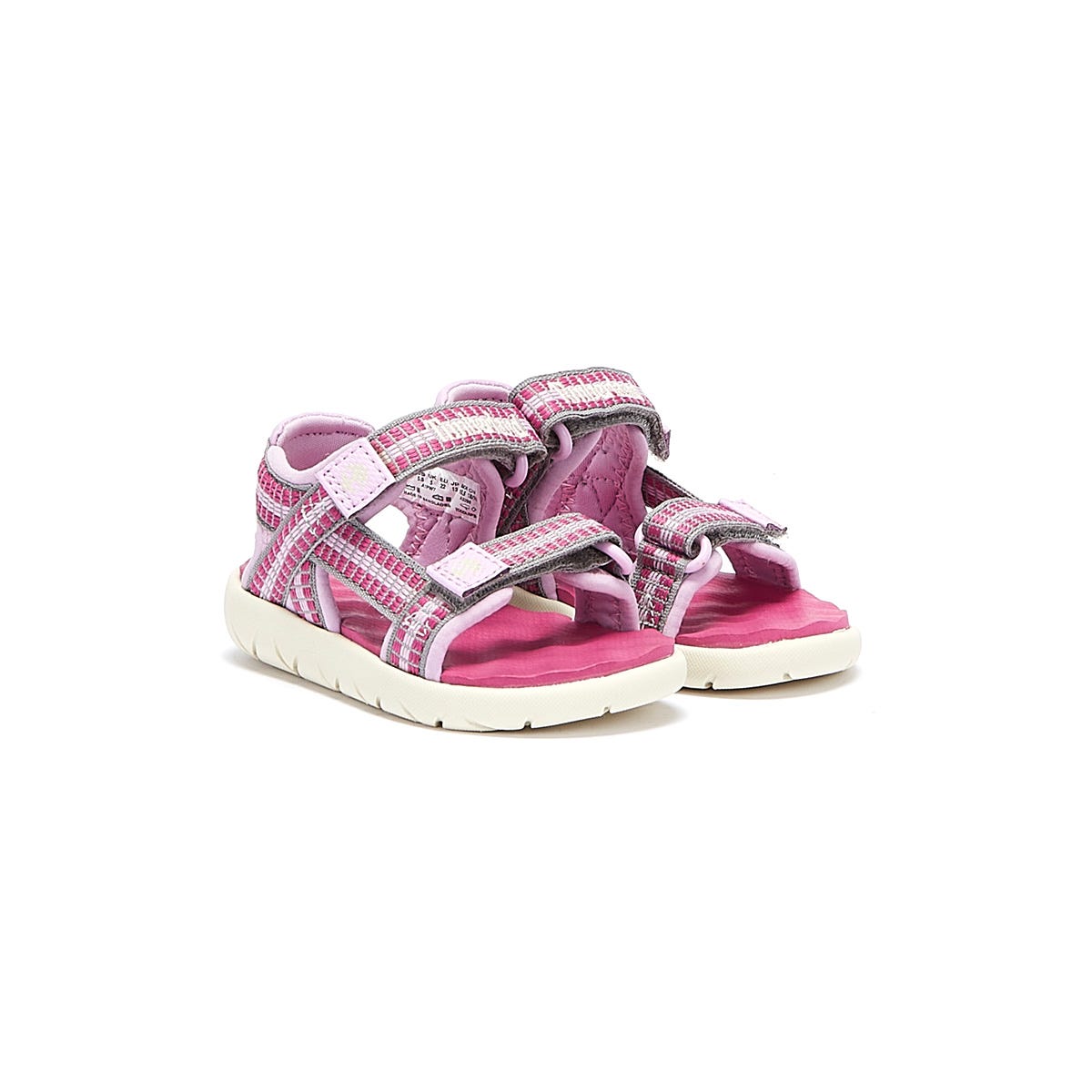 Timberland Perkins Row Webbing 2-Strap Infant Pink Sandals