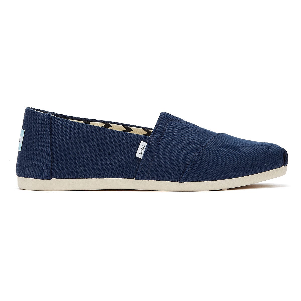 TOMS Alpargata Cotton Canvas Womens Navy Espadrilles