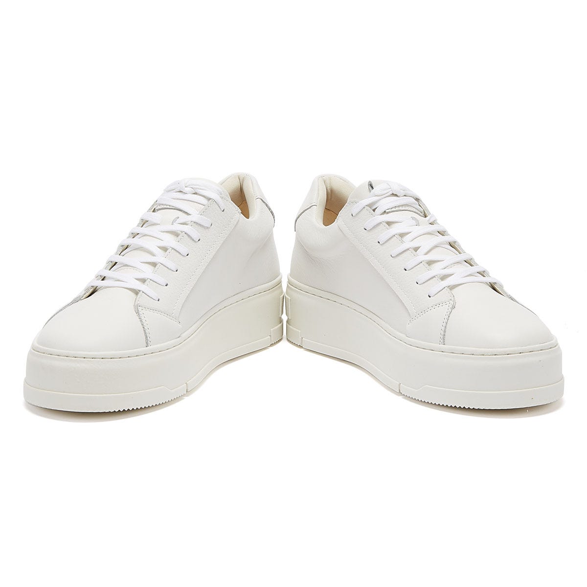 Vagabond Judy Leather Womens White Sneakers