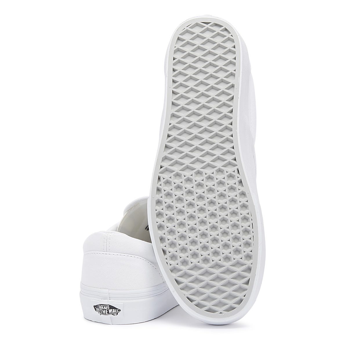 Vans Classic Slip on True White Canvas Sneakers