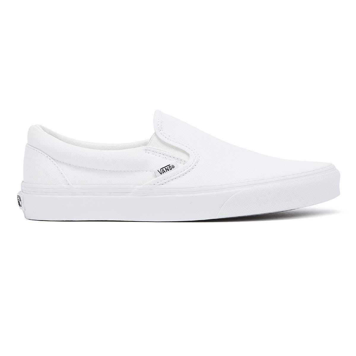 Vans Classic Slip on True White Canvas Sneakers