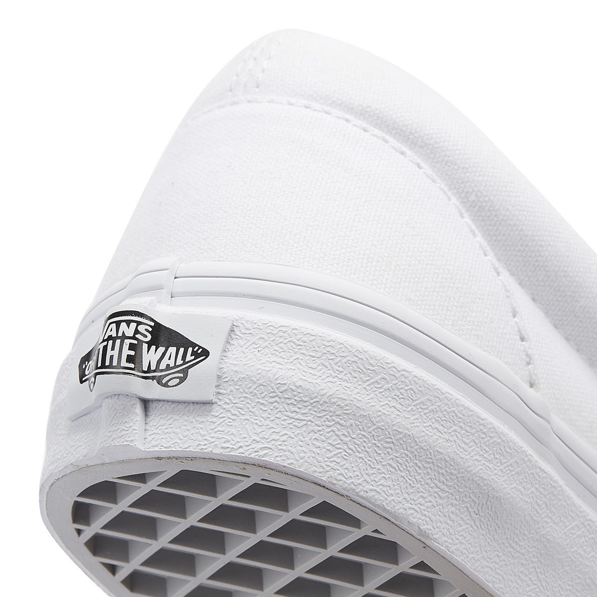 Vans Classic Slip on True White Canvas Sneakers
