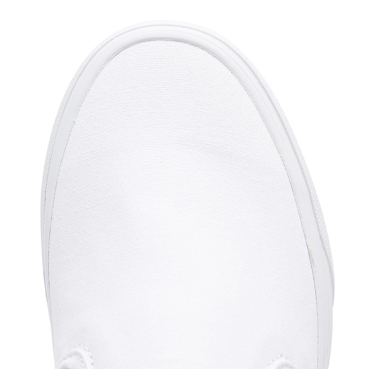 Vans Classic Slip on True White Canvas Sneakers