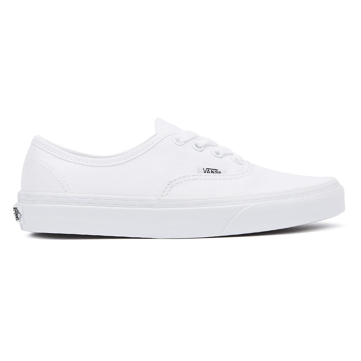 Vans Authentic Mens White Canvas Sneakers